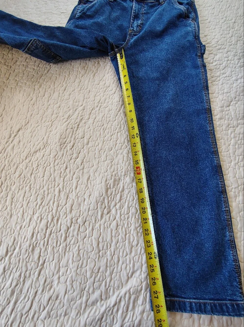 Lee Men's Straight-Leg Jeans in Dark Blue Denim Size 30 X 30.